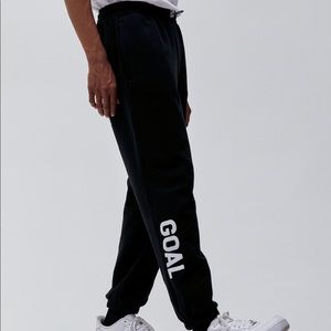 FLOCKING KNIT JOGGER PANTS